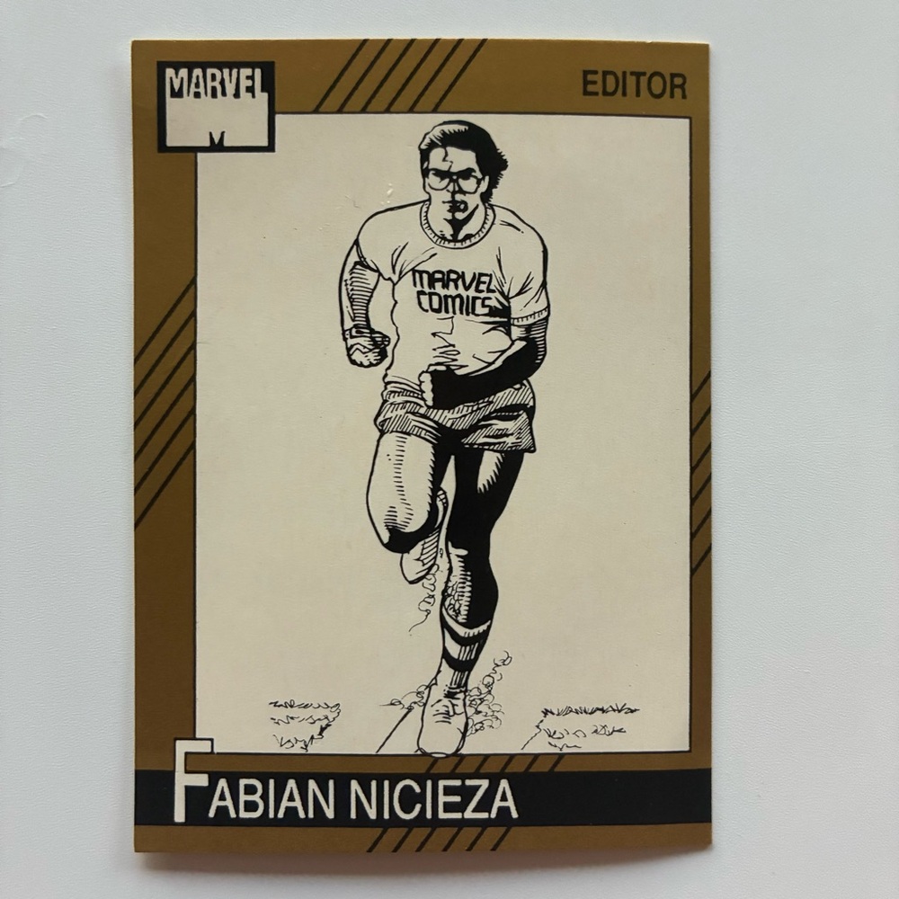 VTG 1991‎ Marvel Fabian Nicieza Autograph Trading Card #16